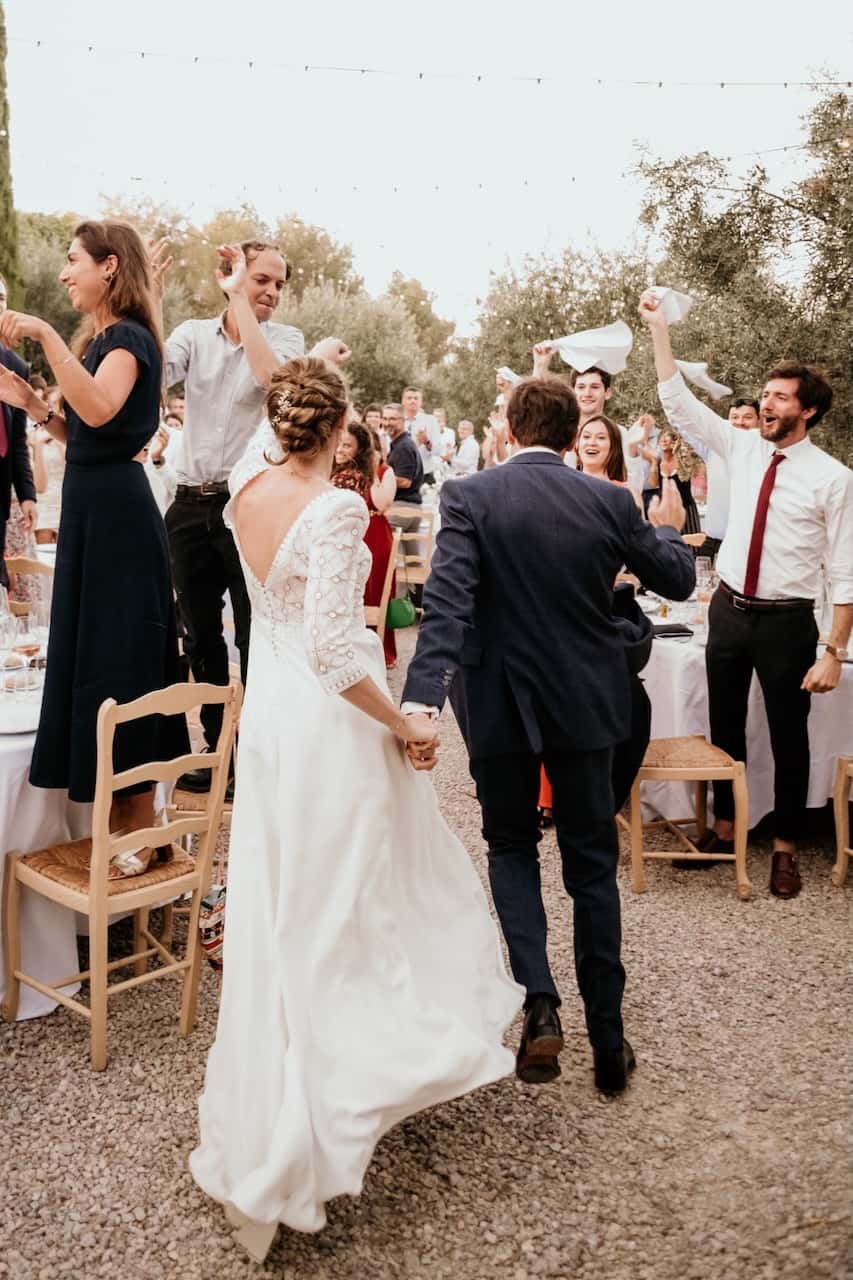 Décoration florale de mariage au Château Rasque