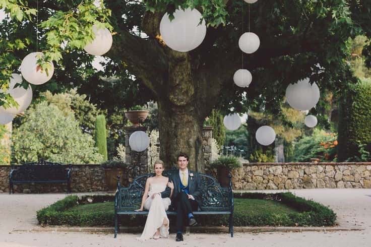Décoration florale de mariage au Château La Font du Broc