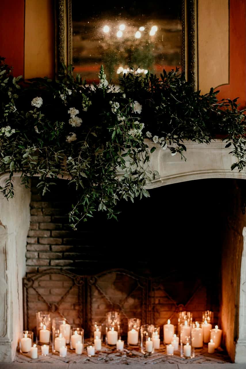 Décoration florale de mariage au Château La Font du Broc