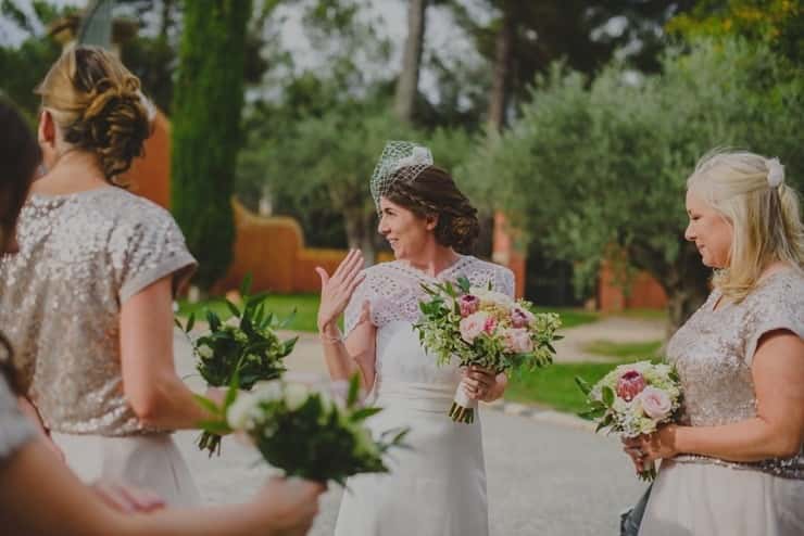 Décoration florale de mariage au Château La Font du Broc
