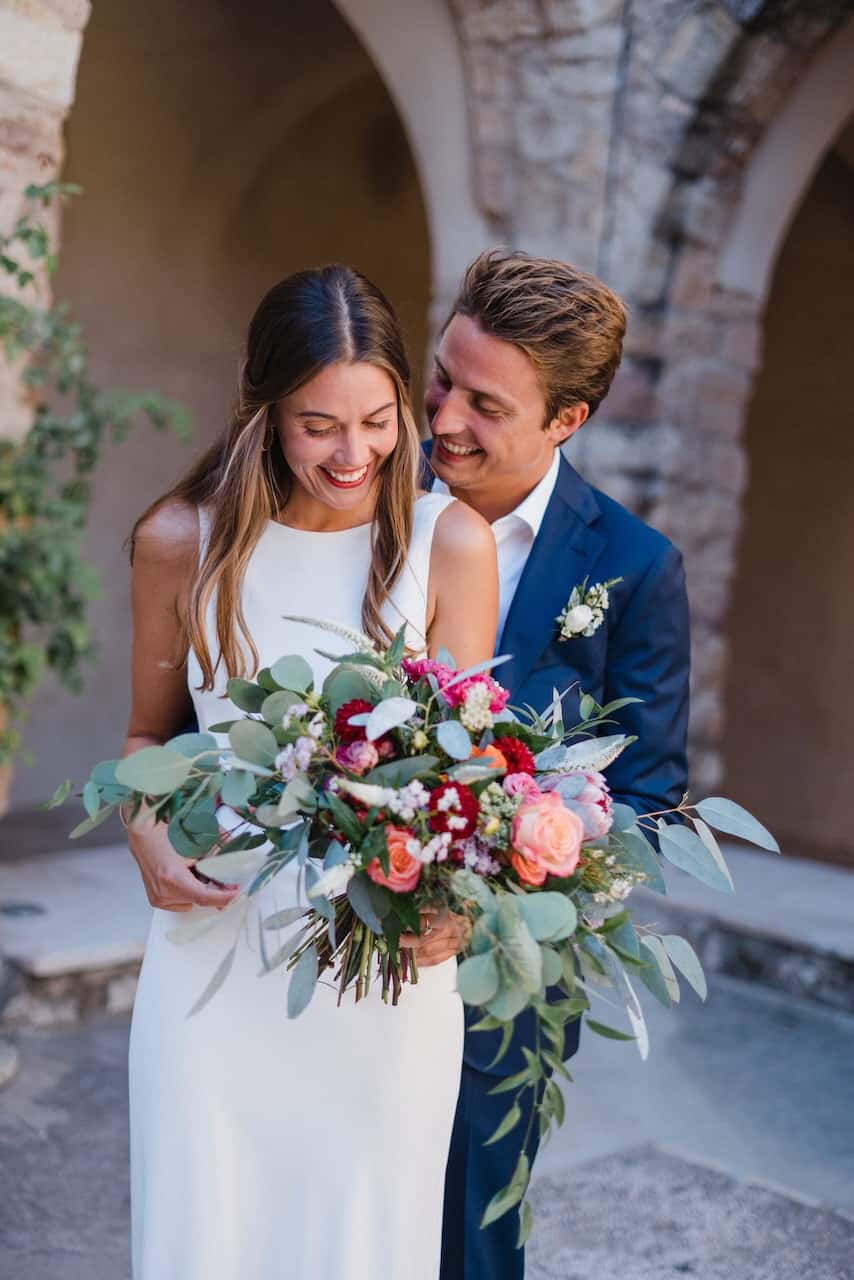 Décoration florale de mariage au Château Sainte-Roseline