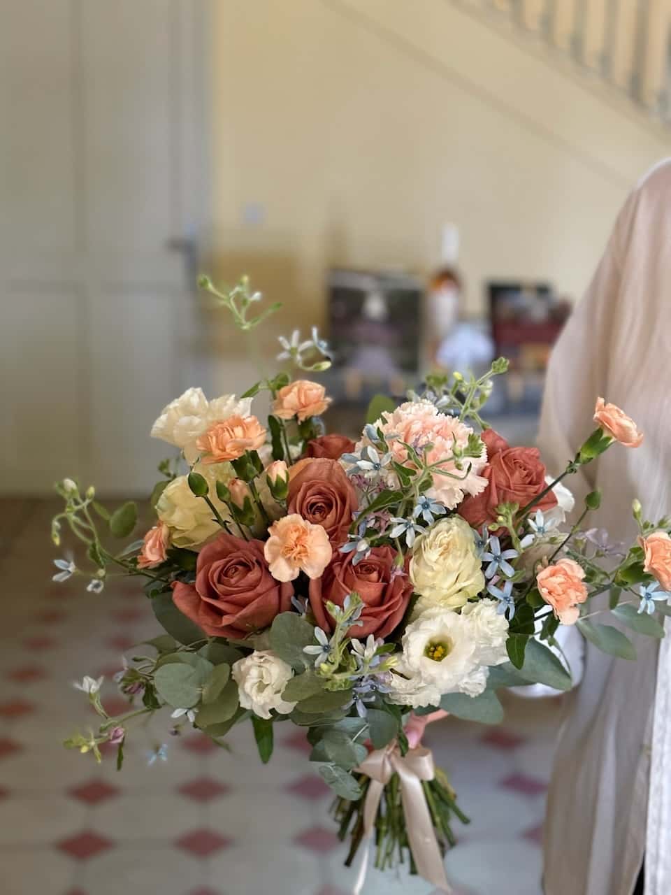 Décoration florale de mariage au Château des Demoiselles