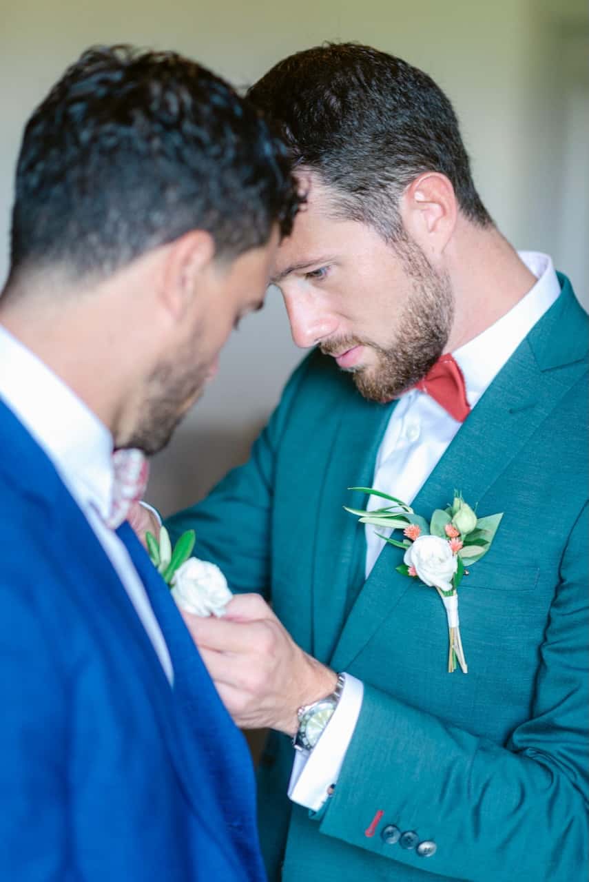 Décoration florale de mariage au Château Maime