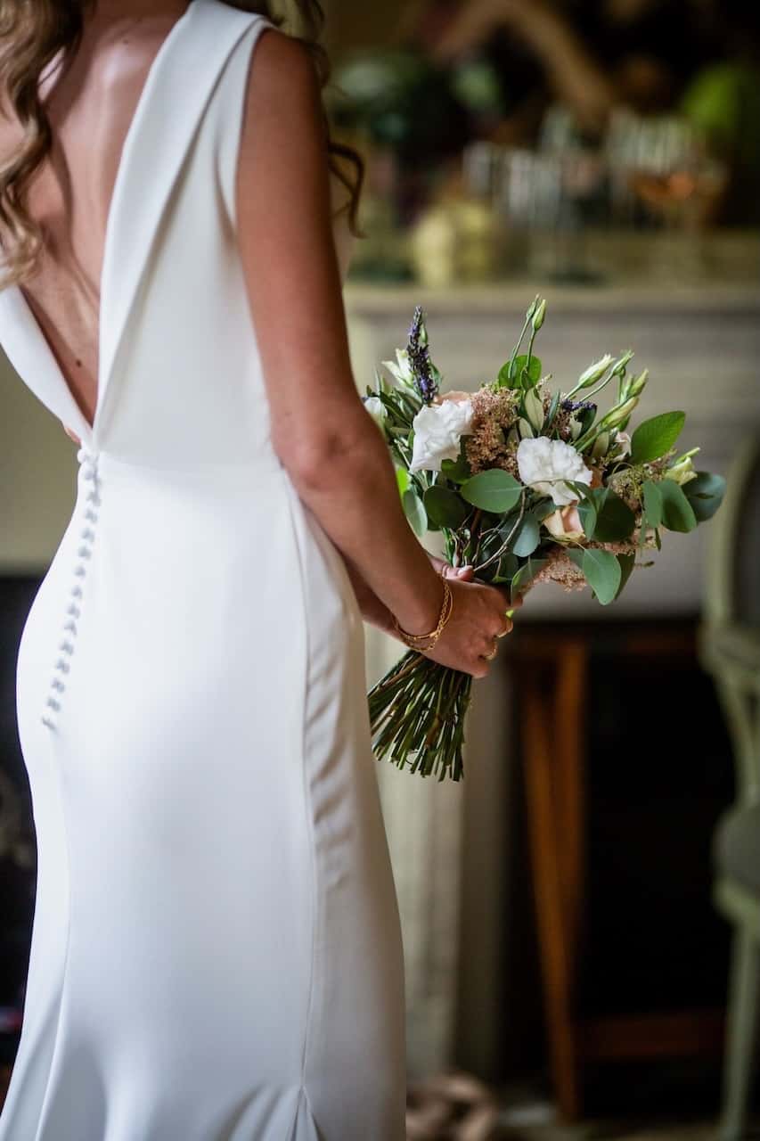 Décoration florale de mariage au Château des Demoiselles