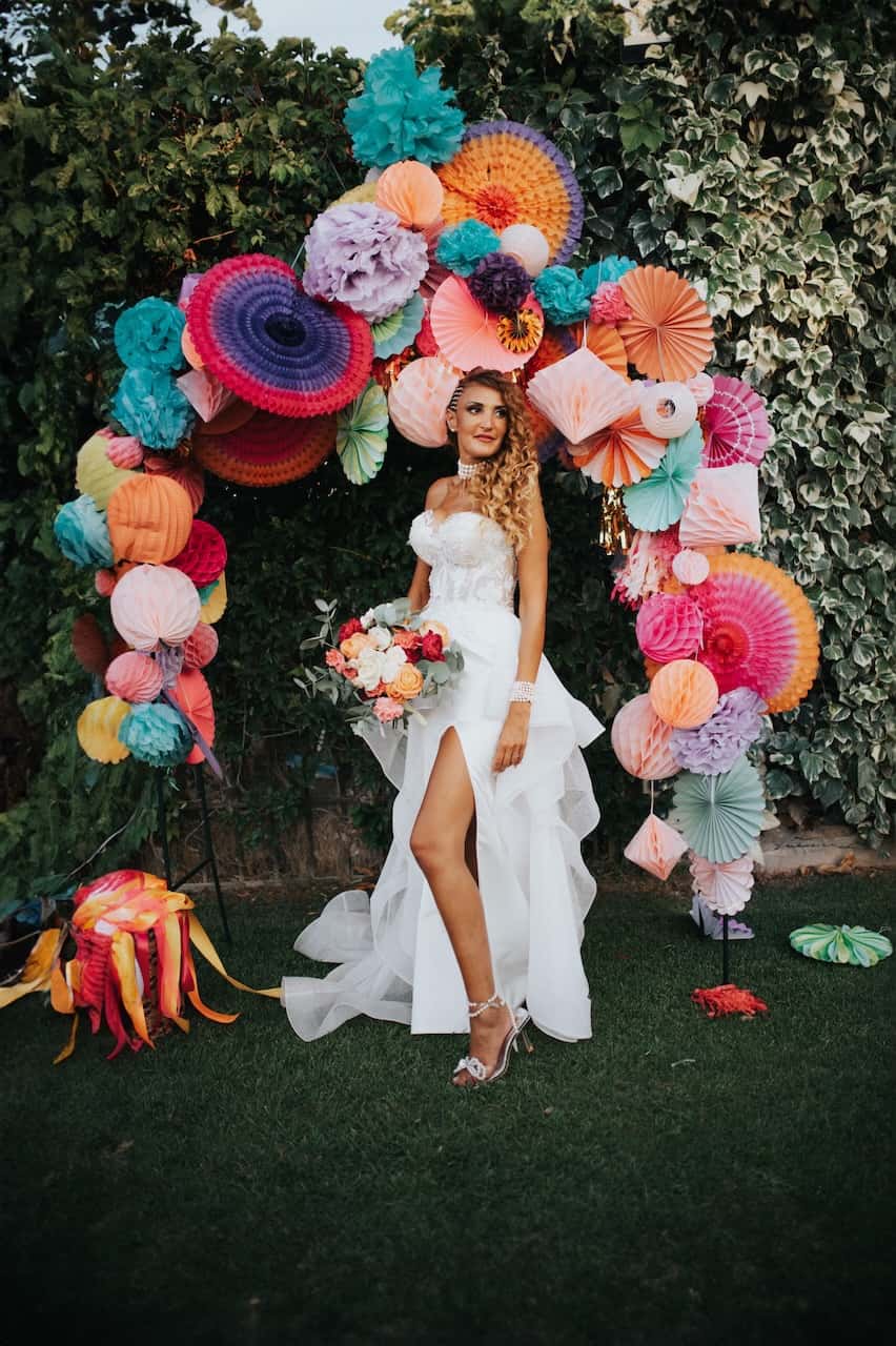 Décoration florale de mariage au Château Rasque