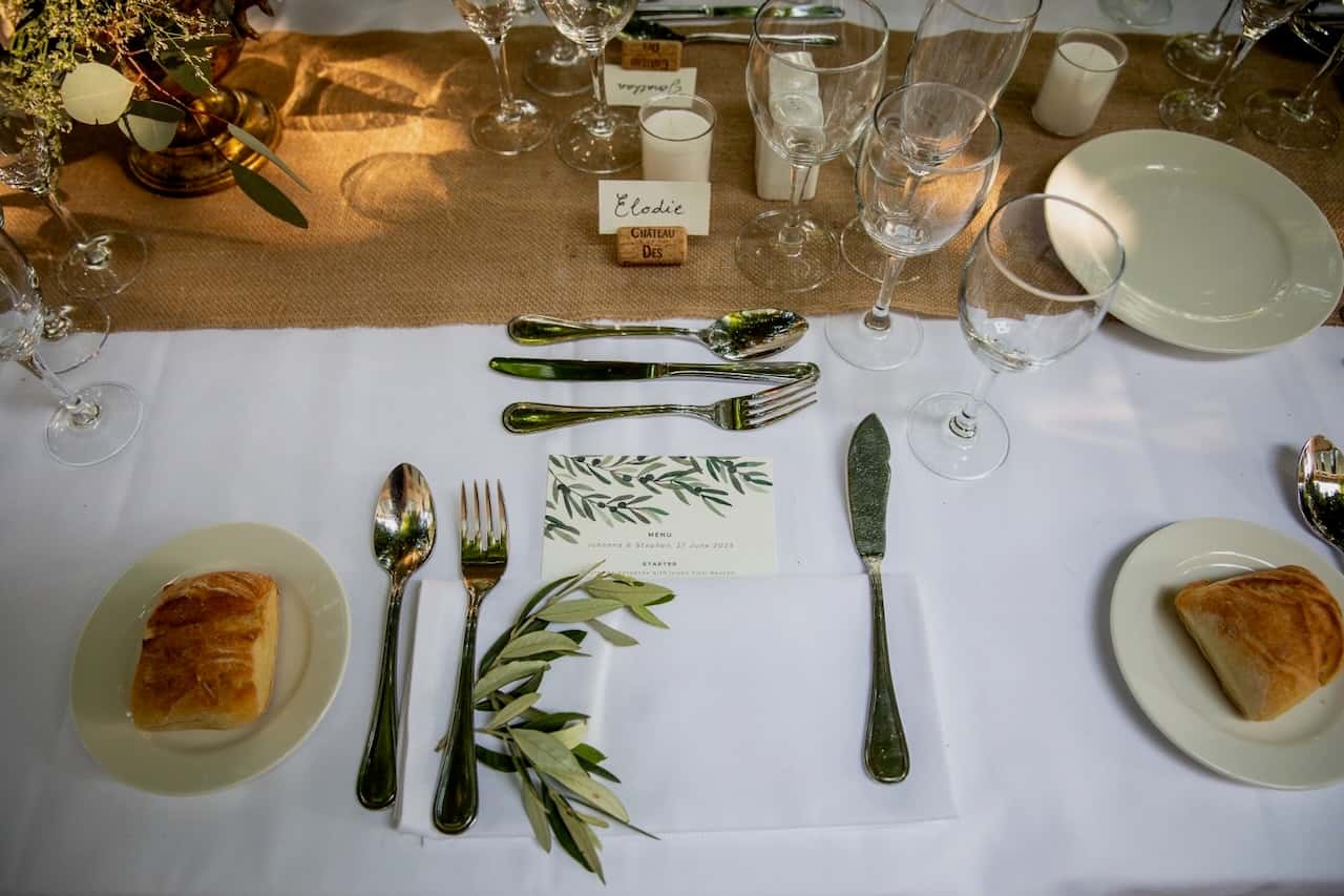Décoration florale de mariage au Château des Demoiselles