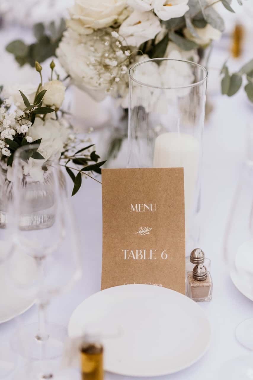 Décoration florale de mariage au Château Rasque